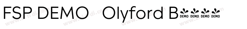 FSP DEMO   Olyford B字体转换